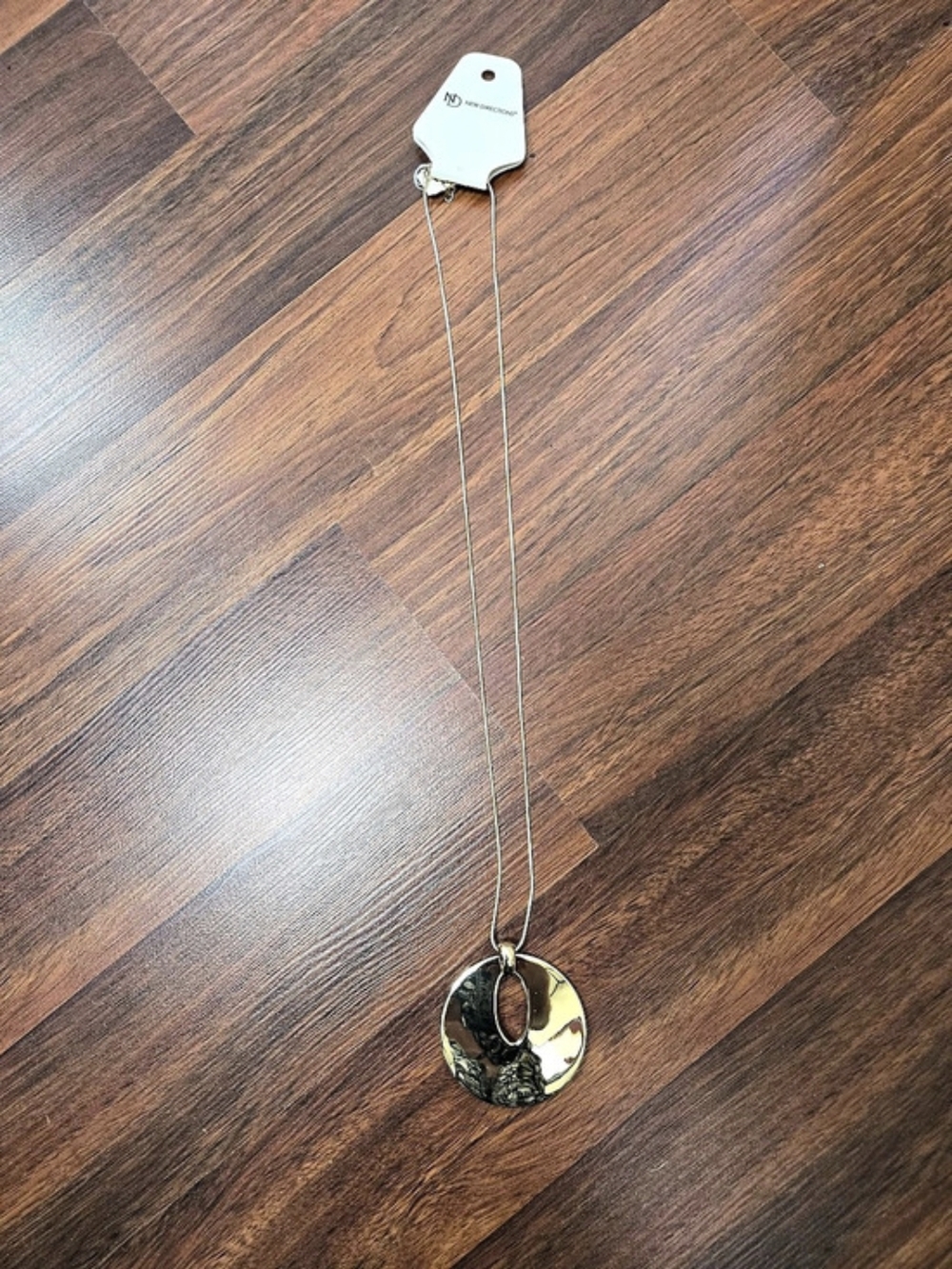 New Directions Gold-Tone Pendant Necklace NWT